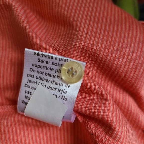 (862) Mercer Blue Men's Short Sleeve Polo Shirt, Size: Medium Color: Peach - Picture 9 of 14